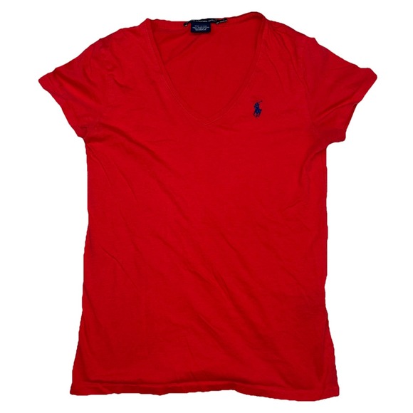 Ralph Lauren Sport Pima Cotton Women's Small V Neck‎ Shirts, Lot Of 5 - Picture 6 of 7